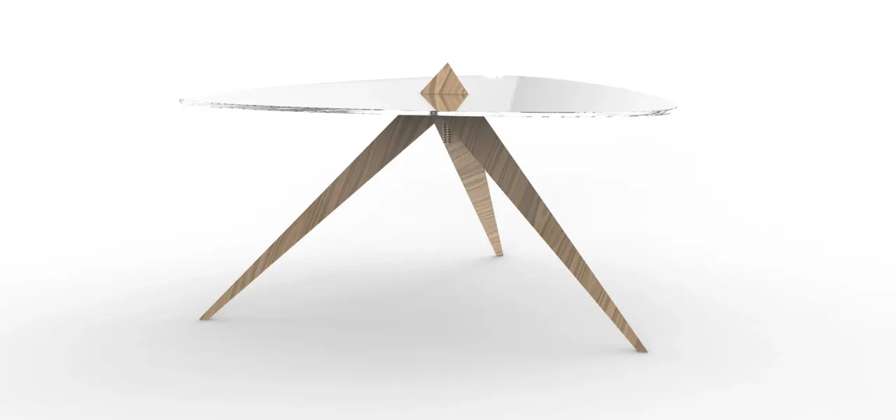 Table pyramidal basse, mobilier par Clément Calloud, image 1 sur 1