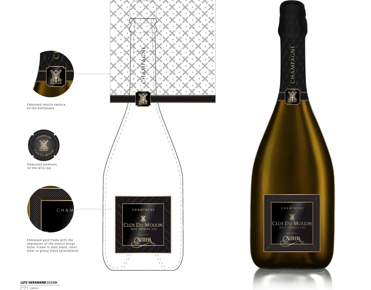 Packaging Cattier par Clément Calloud