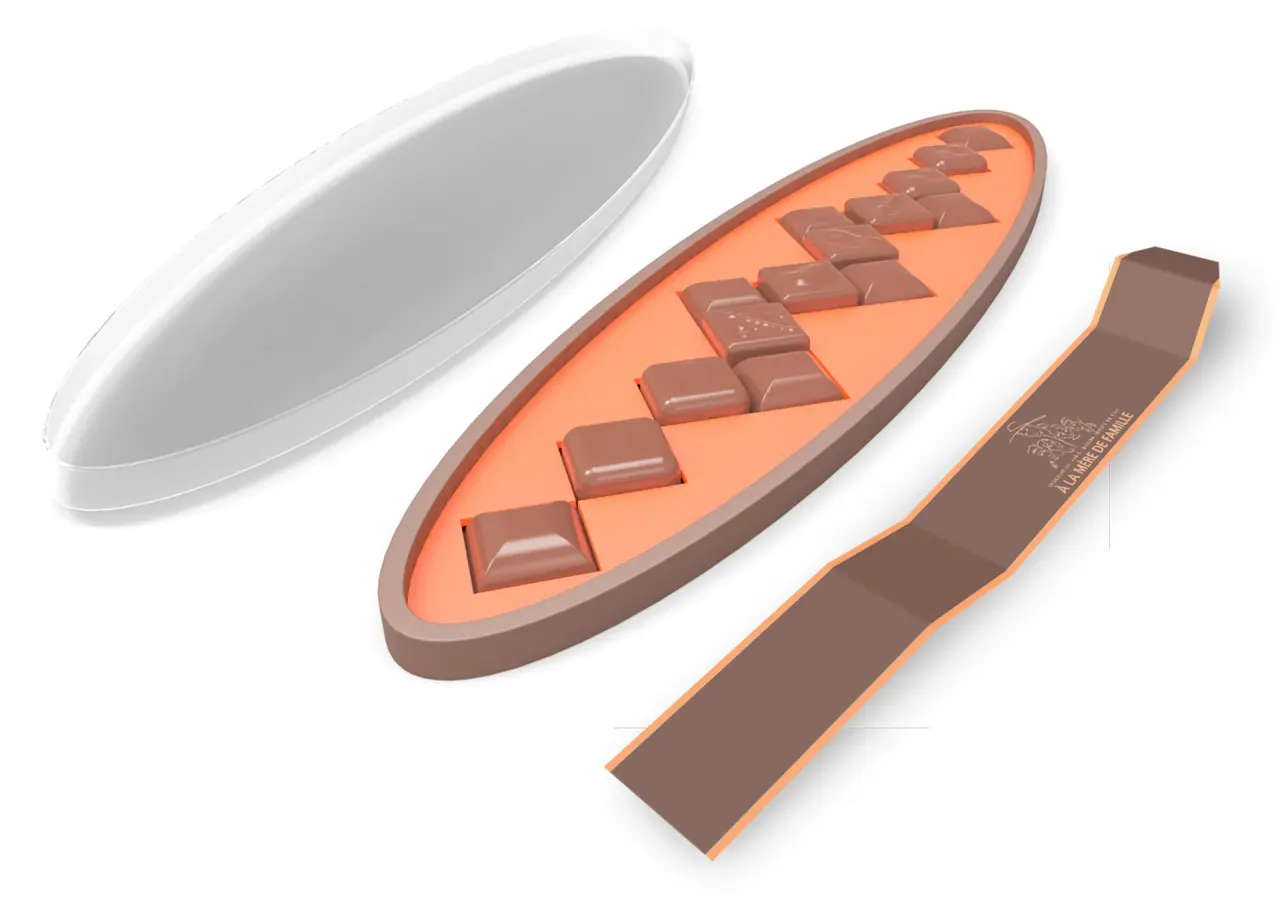 Boîte de chocolat, packaging par Clément Calloud, image 8 sur 9