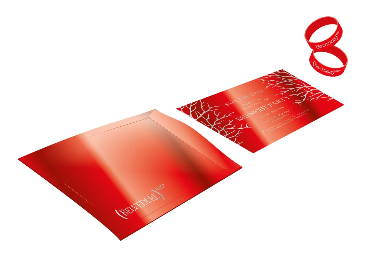 Invite for Red / Belvedere Event, packaging par Clément Calloud, image 6 sur 6