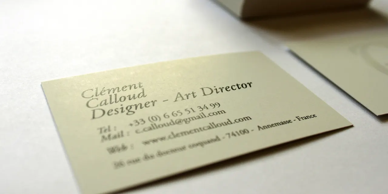 Visit Card, graphisme et identité par Clément Calloud, image 2 sur 3