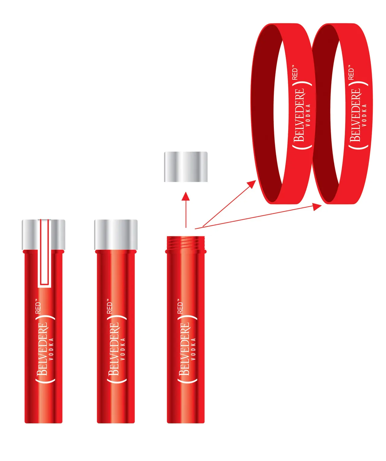 Invite for Red / Belvedere Event, packaging par Clément Calloud, image 2 sur 6