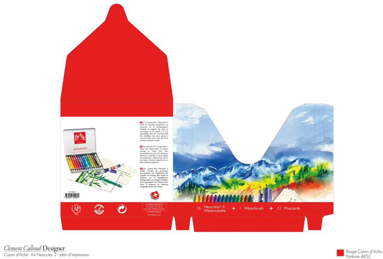 Creative Box - Caran D'Ache, packaging par Clément Calloud, image 4 sur 5