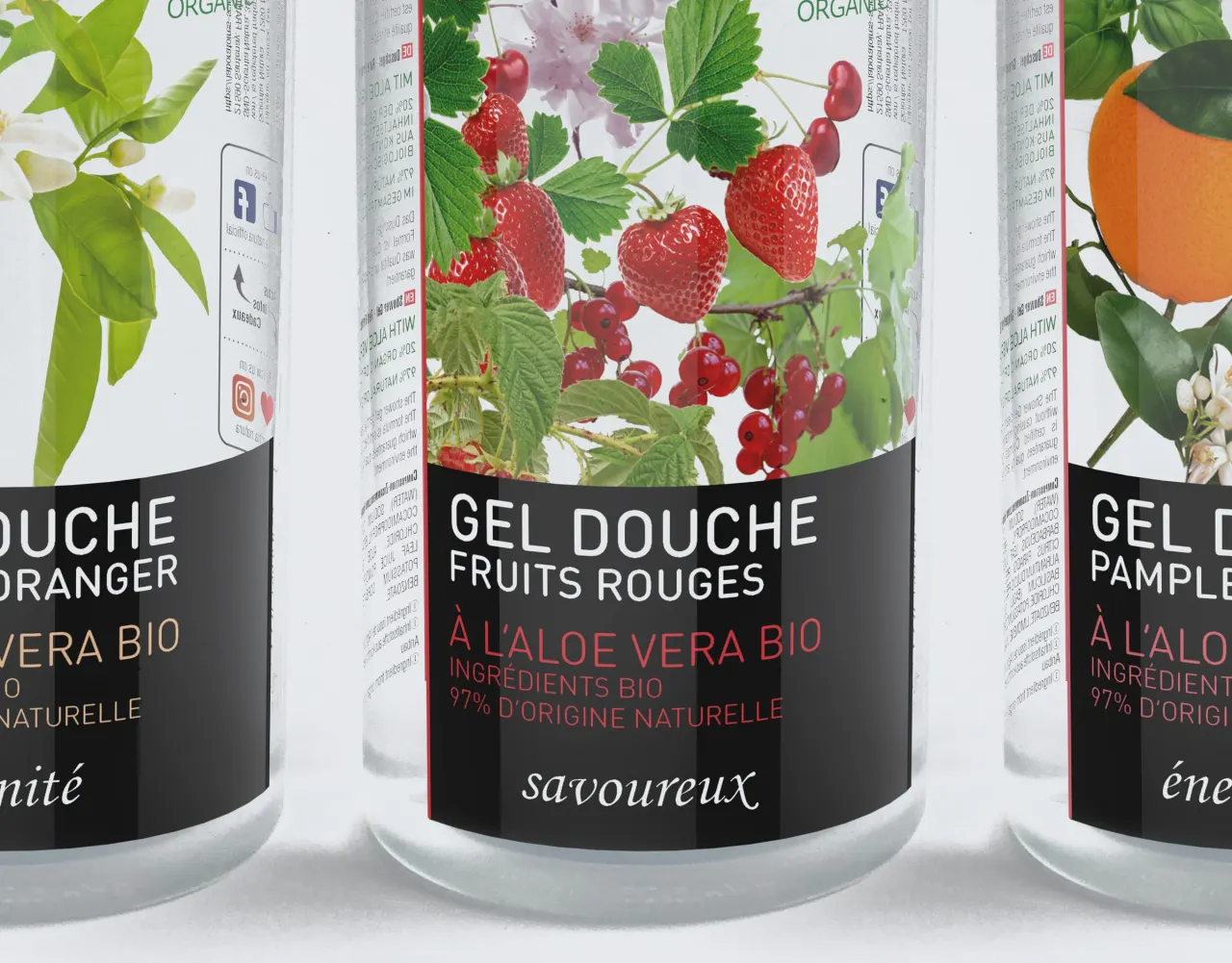 Packaging Helvetia Natura - Gel Douche par Clément Calloud