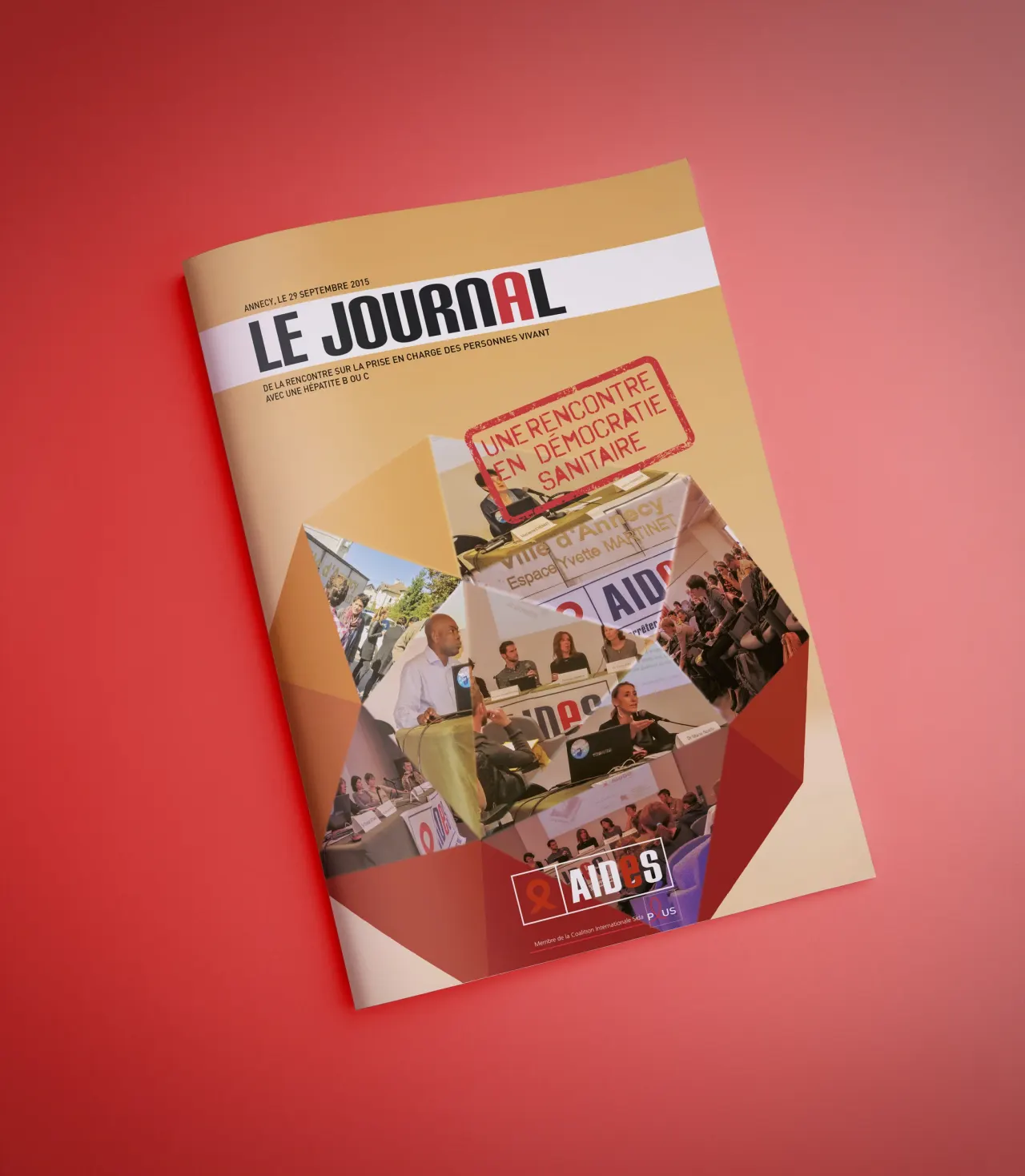 Journal - AIDES Rhône Alpes, graphisme et identité par Clément Calloud, image 1 sur 4