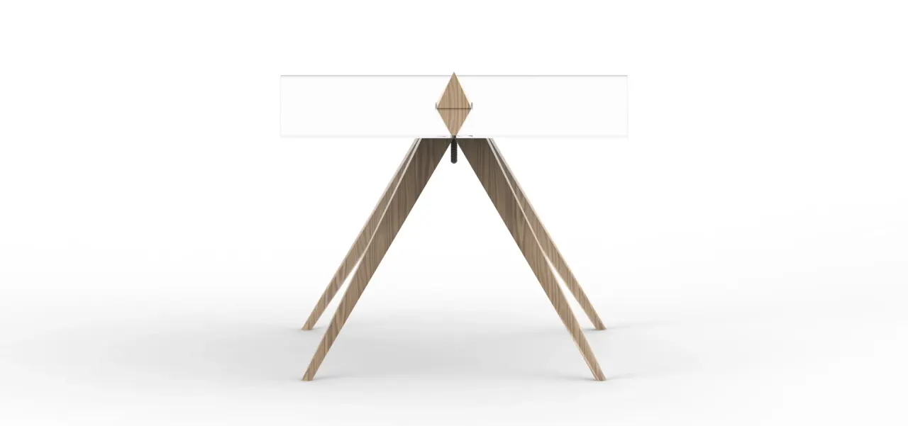Pyramidal table, mobilier par Clément Calloud, image 2 sur 6