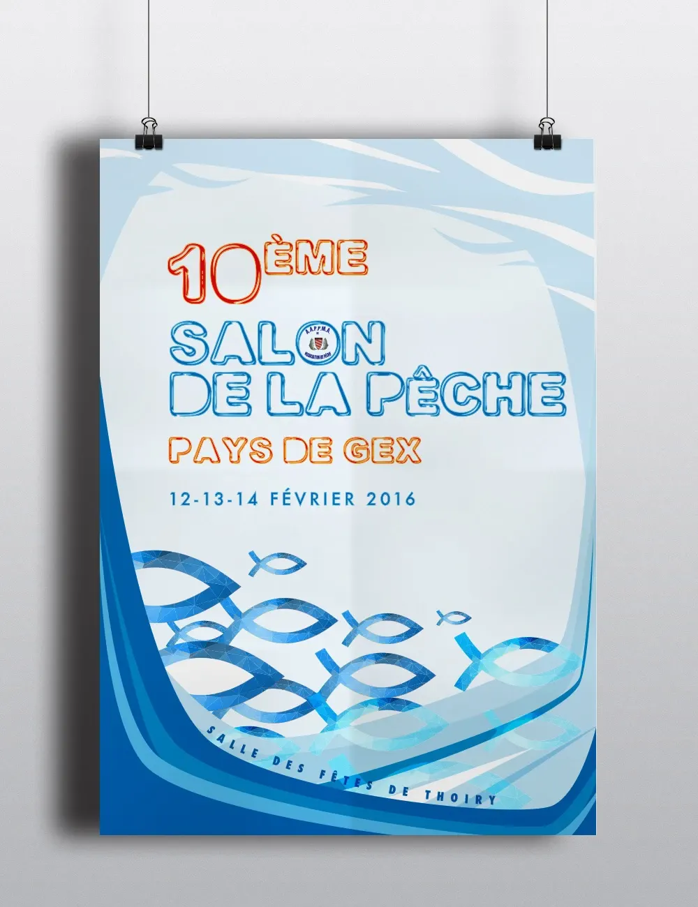 Salon de la pêche - Thoiry, graphisme et identité par Clément Calloud, image 1 sur 2