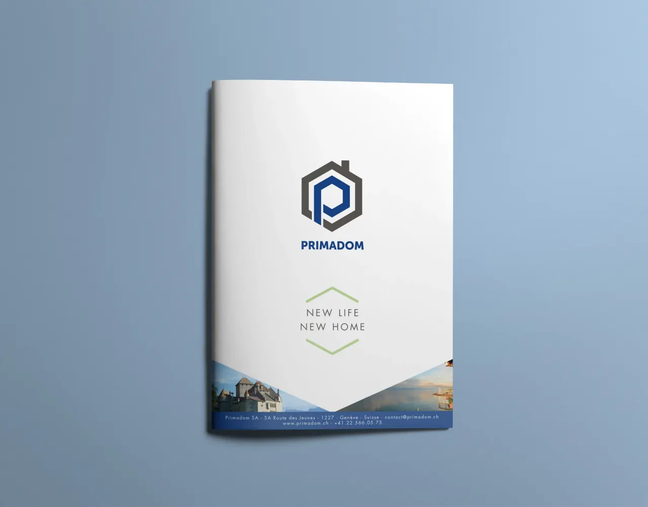 Graphisme et identité Brochure - PRIMADOM par Clément Calloud