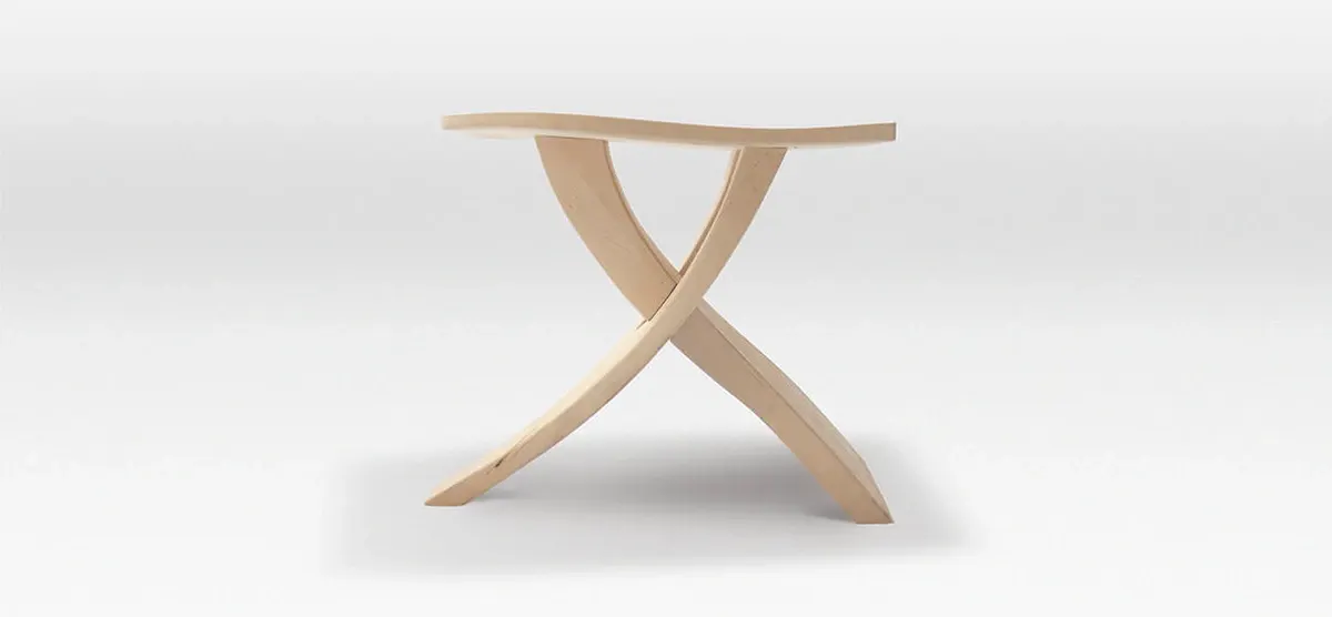 XY stool, mobilier par Clément Calloud, image 4 sur 5