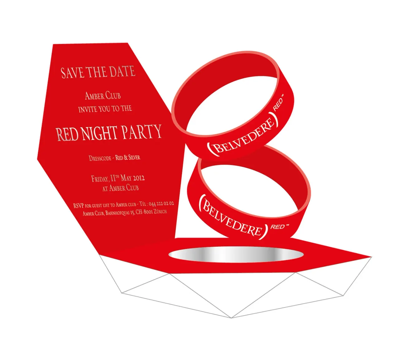Invite for Red / Belvedere Event, packaging par Clément Calloud, image 4 sur 6